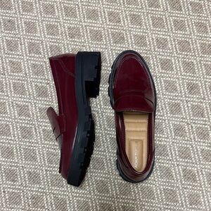 Adam Tucker Deep Burgundy Slip-On Loafers